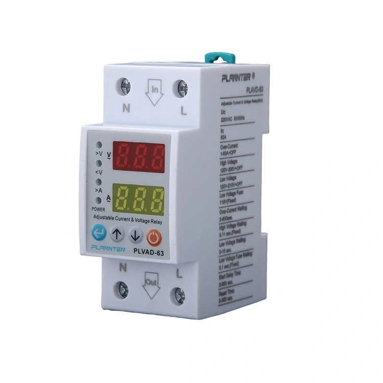 63A регульований захисний пристрій від напруги та струму