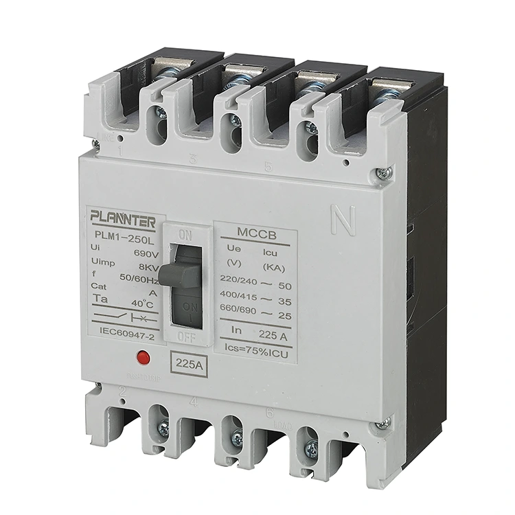 4-полюсний автоматичний вимикач у литому корпусі 225A